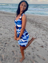 Load image into Gallery viewer, Signature White Ocean Camo Dress