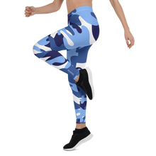 Load image into Gallery viewer, Signature White Ocean Camo Leggings
