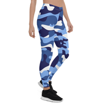 Load image into Gallery viewer, Signature White Ocean Camo Leggings