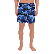Load image into Gallery viewer, Signature Black Ocean Camo Athletic Long Shorts
