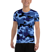 Load image into Gallery viewer, Signature Black Ocean Camo Athletic T-shirt
