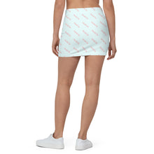 Load image into Gallery viewer, Signature Pattern Blue And Pink Mini Skirt
