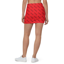 Load image into Gallery viewer, Signature Pattern Red And Black Mini Skirt
