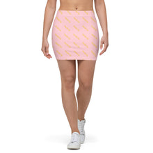 Load image into Gallery viewer, Signature Pattern Pink And Yellow Mini Skirt
