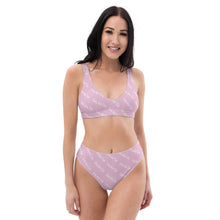 Load image into Gallery viewer, Signature Pattern Purple And White Bikini