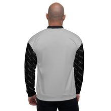 Load image into Gallery viewer, Signature Pattern on the Sleeves Jacket Grey/Black Colours
