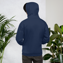 Load image into Gallery viewer, Signature Navy Hoodie With Gold Stripes