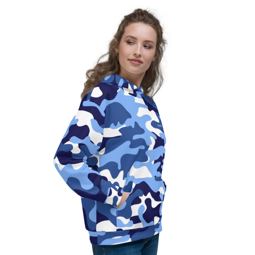 Women's blue 2025 camo sweatshirt