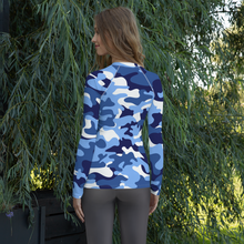 Load image into Gallery viewer, Signature White Ocean Camo Rash Guard