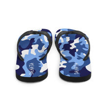 Load image into Gallery viewer, Signature White Ocean Camo Flip Flops