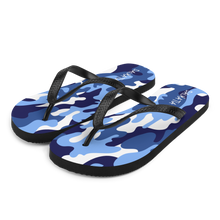 Load image into Gallery viewer, Signature White Ocean Camo Flip Flops