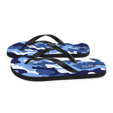Load image into Gallery viewer, Signature White Ocean Camo Flip Flops