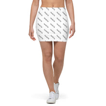 Load image into Gallery viewer, Signature Pattern White And Black Mini Skirt
