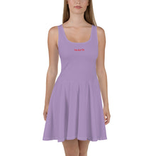 Load image into Gallery viewer, Small Signature Purple/Red Skater Dress
