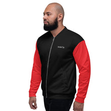Load image into Gallery viewer, White Signature Jacket in Black/Red Colours

