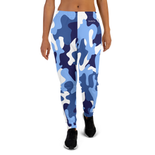 Load image into Gallery viewer, Signature White Ocean Camo Joggers
