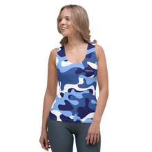 Load image into Gallery viewer, Signature White Ocean Camo Tank Top
