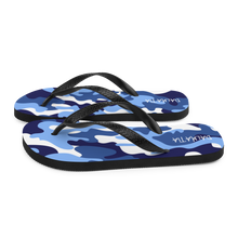 Load image into Gallery viewer, Signature White Ocean Camo Flip Flops
